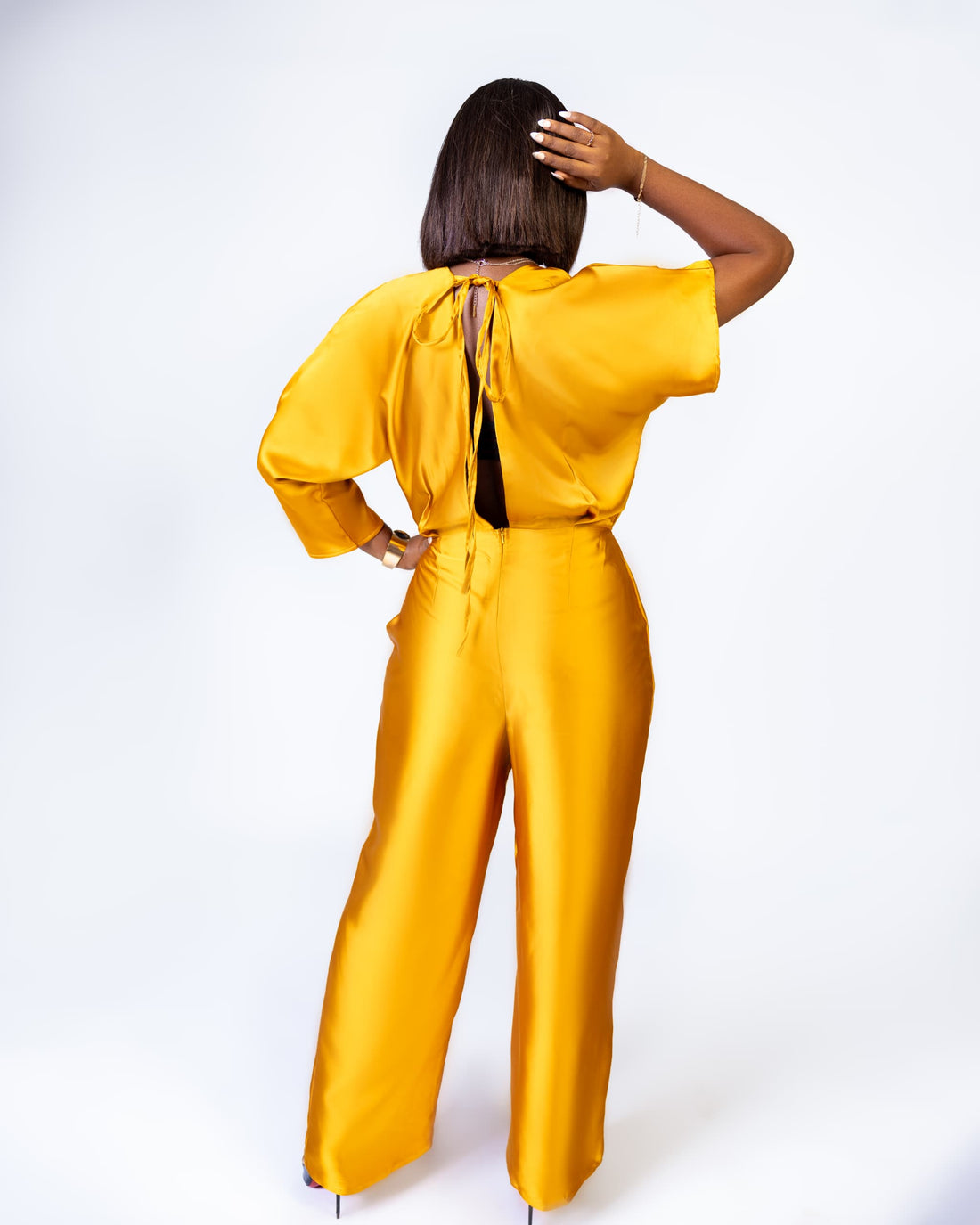 FITOMZ DEEP V-NECK JUMPSUIT