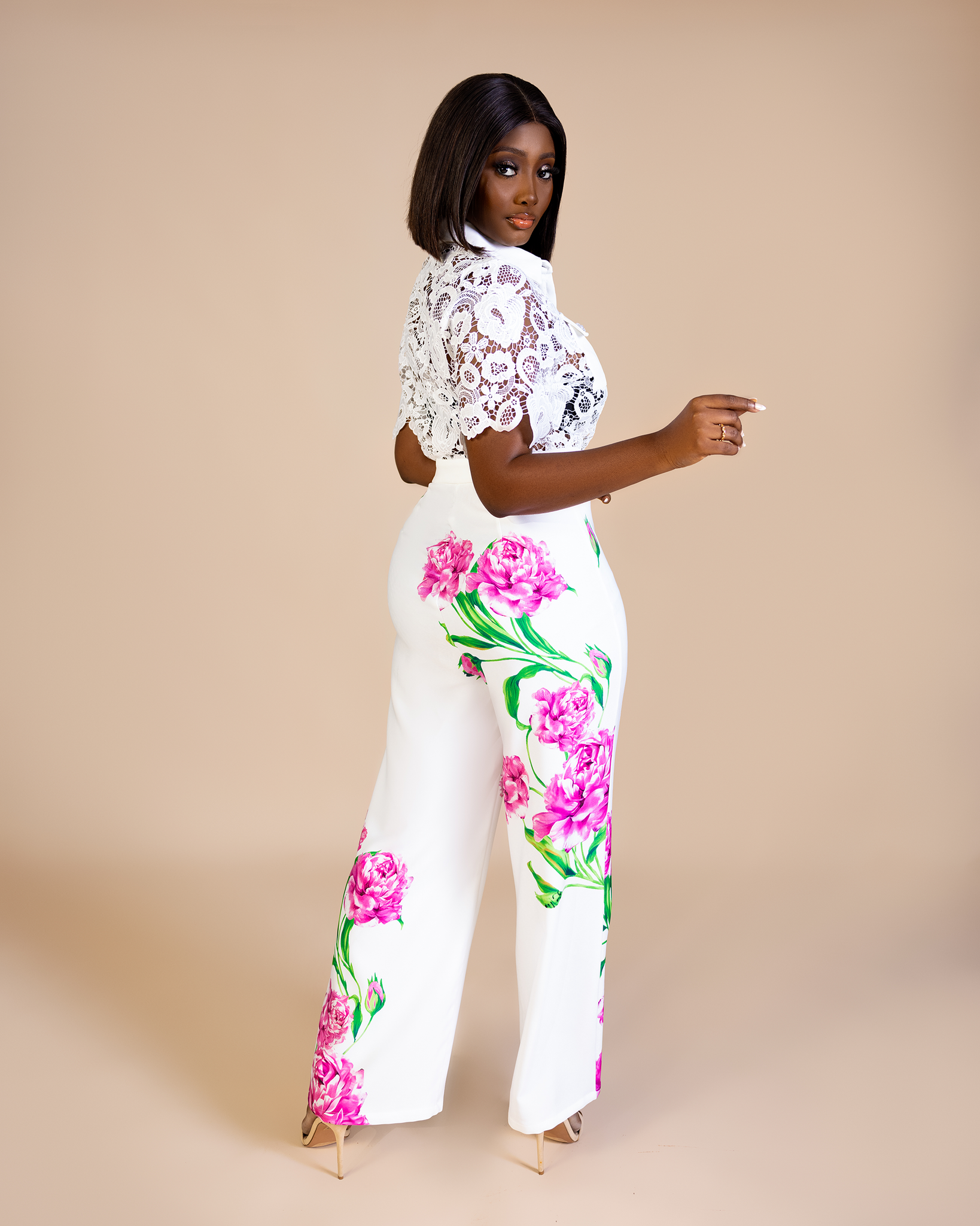 FITOMZ FLORAL PRINT JUMPSUIT