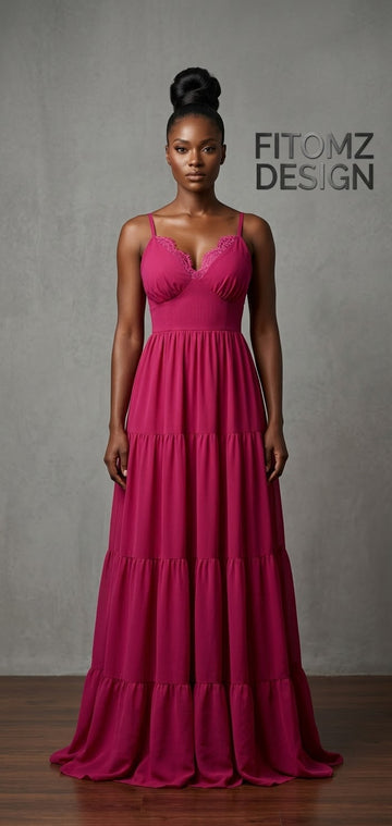 The "Fushia Muse" Tiered