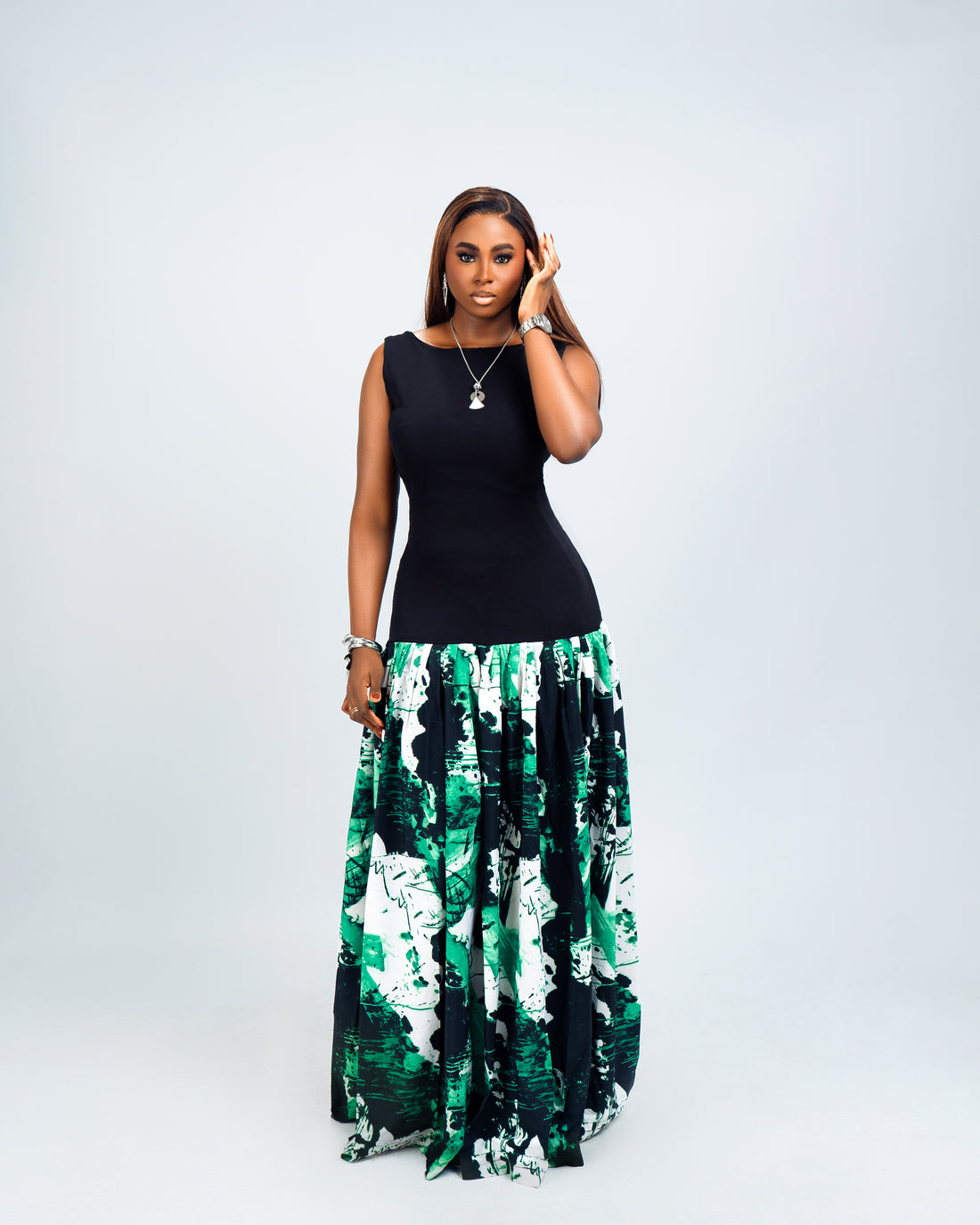 Cascade Maxi Dress