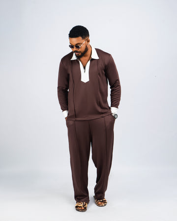 Luxe Tracksuit Brown
