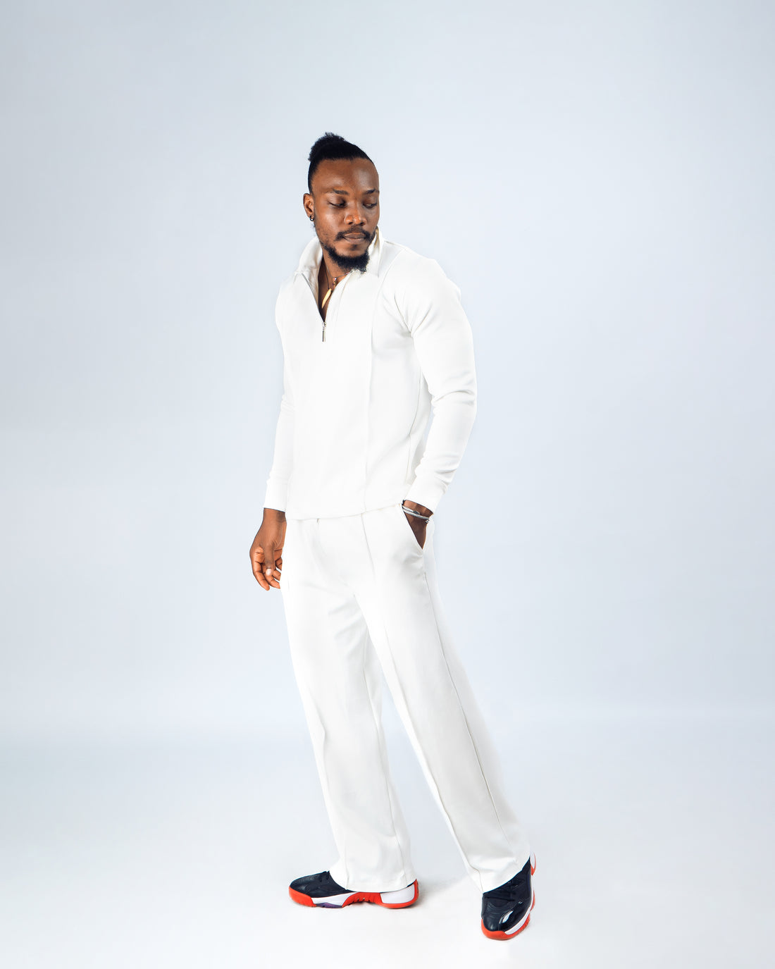 Luxe Tracksuit white